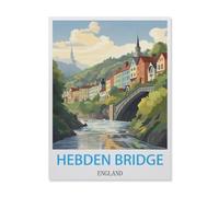 1000Pcs，Hebden Bridge England，Jigsaw Adult Decompression Game Puzzle Students Toy For Children Christmas Birthday Gifts（75x50cm）-G47