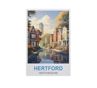 1000Pcs，Hertford Hertfordshire，Jigsaw Adult Decompression Game Puzzle Students Toy For Children Christmas Birthday Gifts（38x26cm）-GK83