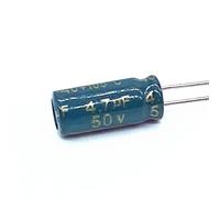 1000pcs High Frequency Low Impedance 50V 4.7UF Aluminum Electrolytic Capacitor Size5*11mm 4.7UF 50V Control circuit