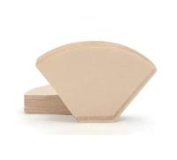 1000Pcs Household Cafe Tools Coffee Filter Paper Wood Pulp Pull-Out Drip Hand-Brewed Coffee V-Shape U-Shape Disposable(400PCS,U01(1-2 Servings))