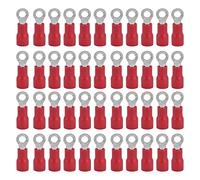 1000Pcs Insulated Ring Terminals Good Insulation Conductivity High Voltage Electrical Crimp Terminal