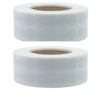 1000Pcs Jewelry Price Tags, Price Tags Self Adhesive, Jewelry Tags for Pricing Labels Blank Price Tag, Kraft Sticker Roll Bracelet for Jewelry, Bracelet, Ring, Necklace Clothing Display (White)