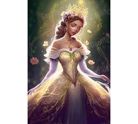1000pcs Jigsaw Puzzle for Adults Princess in The Dark Holiday Puzzle Gifts for All People,Spend The Boring Holidays & Entertain