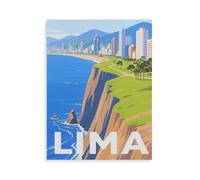 1000Pcs，Lima Peru，Jigsaw Adult Decompression Game Puzzle Students Toy For Children Christmas Birthday Gifts（38x26cm）-HN5