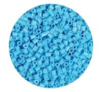 1000Pcs Loose Fuse Beads 5mm Bulk Refill Kit Fast Easy to Use Stress Relief Pixel Art Melting Beads for DIY Decor Crafts Creative Handmade Projects 3D Craft (Blue 3)