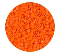 1000Pcs Loose Fuse Beads 5mm Bulk Refill Kit Fast Easy to Use Stress Relief Pixel Art Melting Beads for DIY Decor Crafts Creative Handmade Projects 3D Craft (Orange 2)
