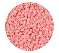 1000Pcs Loose Fuse Beads 5mm Bulk Refill Kit Fast Easy to Use Stress Relief Pixel Art Melting Beads for DIY Decor Crafts Creative Handmade Projects 3D Craft (Pink 1)