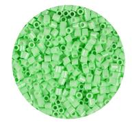 1000Pcs Loose Fuse Beads 5mm Bulk Refill Kit Fast Easy to Use Stress Relief Pixel Art Melting Beads for DIY Decor Crafts Creative Handmade Projects 3D Craft (Light Green)