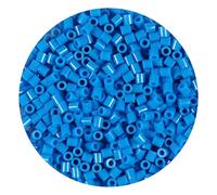 1000Pcs Loose Fuse Beads 5mm Bulk Refill Kit Fast Easy to Use Stress Relief Pixel Art Melting Beads for DIY Decor Crafts Creative Handmade Projects 3D Craft (Blue 1)
