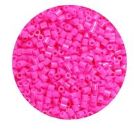 1000Pcs Loose Fuse Beads 5mm Bulk Refill Kit Fast Easy to Use Stress Relief Pixel Art Melting Beads for DIY Decor Crafts Creative Handmade Projects 3D Craft (Pink 2)