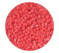 1000Pcs Loose Fuse Beads 5mm Bulk Refill Kit Fast Easy to Use Stress Relief Pixel Art Melting Beads for DIY Decor Crafts Creative Handmade Projects 3D Craft (Pink Red)