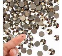 1000Pcs Loose Marcasite Stone 2mm Beads for Jewelry Making Calvas Black Round Shape Flat Back Pyrite Shaped-Diamond Piedras para Joyeria for Crafts (Item Diameter: 2mm)