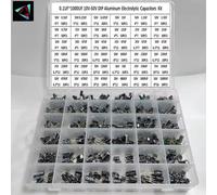 1000Pcs/lot 0.1UF-1000UF 15/24/36Values Aluminum 10-50V Mix Electrolytic Capacitor Assorted Kit And Storage Box