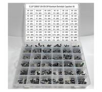 1000Pcs/lot 0.1UF-1000UF 36Values Aluminum 10-50V Mix Electrolytic Capacitor Assorted Kit And Storage Box RRBXXUYN