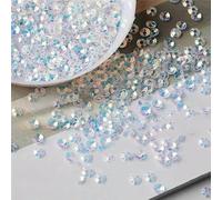 1000Pcs/Lot 3/4mm Middle Hole Needle Concave Sequins PVC Paillettes DIY Craft Wedding Sewing Handmade Accessories-GL transparent-4mm