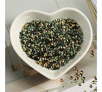1000Pcs/Lot 3/4mm Middle Hole Needle Concave Sequins PVC Paillettes DIY Craft Wedding Sewing Handmade Accessories-GL Black color-4mm