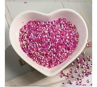 1000Pcs/Lot 3/4mm Middle Hole Needle Concave Sequins PVC Paillettes DIY Craft Wedding Sewing Handmade Accessories-GL mei red-4mm