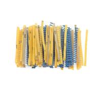 1000Pcs/lot 50Values x 20pcs 1% 0.1 ohm~4.7M ohm 1/2W 0.5W Metal Film Resistor Assorted Kit package CZAOINCU