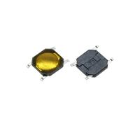 1000pcs/lot touch switch 4 * 4 * 0.8mm 4 PIN Metal Tactile 12V 0.5A SMT Push Button Switch