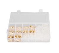 1000Pcs Male Female Blade Terminal Set, Gold - Plated Tin Contacts with Flame - Retardant PVC Insulation, 2.8mm to 6.3mm Blade Connectors Kit for Automotive, Marine, Motorcycle and