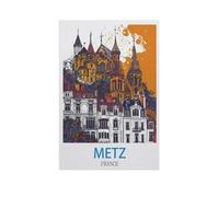 1000Pcs,Metz France,Jigsaw Adult Decompression Game Puzzle Students Toy For Children Christmas Birthday Gifts(38x26cm)-GD3