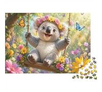 1000pcs Mini Puzzle For Adults Koala Flower Butterfly Challenging