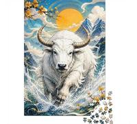 1000pcs Mini Puzzle For Adults Yak Mountain Sun Present