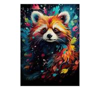 1000pcs Mini Puzzle For Family Animal Leaf Art Present | 38x26cm Cardboard Living Room Decor Durable Structure Friend Gift Mind Relaxation