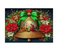 1000pcs Mini Puzzle for Family Bell Flower Star Present