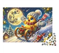 1000pcs Mini Puzzle for Family Chick Moon Snow