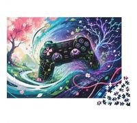 1000pcs Mini Puzzle for Family Controller Tree River Challenging