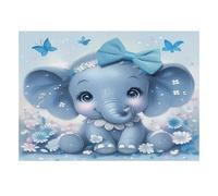 1000pcs Mini Puzzle for Family Elephant Flower Butterfly Relaxing