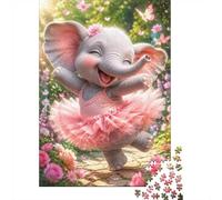 1000pcs Mini Puzzle for Family Elephant Flower Butterfly Relaxing