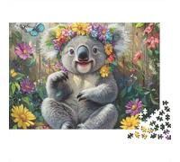 1000pcs Mini Puzzle For Family Koala Flower Butterfly Challenging