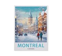 1000Pcs，Montreal Canada，Jigsaw Adult Decompression Game Puzzle Students Toy For Children Christmas Birthday Gifts（75x50cm）-EY83