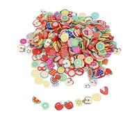 1000Pcs Nail Art Stickers 3D Fruit Design Nail Art Slices Tips Decoration Assorted Color Nail Art Fruit Flower Decor