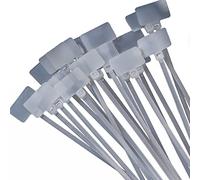 1000Pcs Nylon Cable Tie Tamper Seals Disposables Security Seals Shipping Tag Self-Locking Signages Tie Cable Zip Ties Elastic Strong Wire Ties