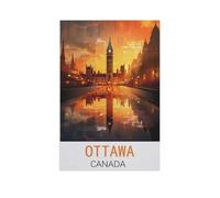 1000Pcs，Ottawa Canada，Jigsaw Adult Decompression Game Puzzle Students Toy For Children Christmas Birthday Gifts（75x50cm）-AM80