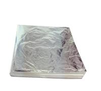 1000pcs/pack Imitation Gold Silver Leaf 16 * 16 CM Foil Paper Decoration Sheets for Craft(Silver Leaf)