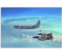 1000pcs Parent Child Jigsaw Puzzle KC 135 Fighter Military Aircraft Suitable for Those Who Like Challenging Family Leisure and Entertainment Toys