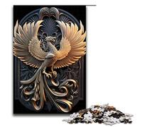 1000pcs Piece Jigsaw for Adults King Phoenix Art Deco Educational Puzzle Educational Game for Birthday Chrismas 75x50cm
