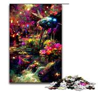 1000pcs Piece Puzzle Educational Games Meander of The Firefly Jigsaw Puzzles for Adults Wooden Jigsaw For Family Fun Game Night 75x50cm