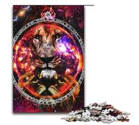 1000pcs Pieces Leo Zodiac Wall Art Puzzle Game Jigsaw for Adults Suitable for Couples for And Teenager Age 14 Years Up 75x50cm