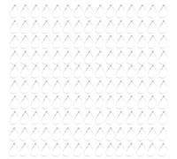 1000Pcs Plastic Tag Fasteners, Clothing Hang Tag Ties, Snap Lock Security Loop for Clothing Retail, DIY Garden Crafts(6in White)