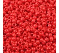 1000Pcs Pony Beads Bracelet 9mm Red Plastic Barrel Pony Beads for Necklace,Hair Beads for Braids,Key Chain,Jewelry Making (Red)