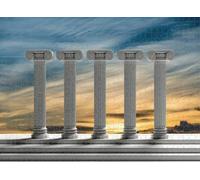 1000pcs Puzzle for Adults Jigsaw Puzzles Hard Challenging Difficult Family Cool Large Five Ancient Pillars Sunset Sky Puzzles for Adults