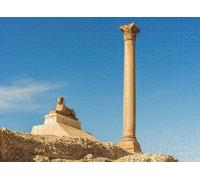 1000pcs Puzzle for Adults Jigsaw Puzzles Hard Challenging Difficult Family Cool Large Pompey's Pillar Center Alexandria City Egypt Puzzles for Adults