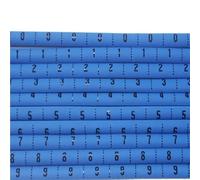 1000Pcs PVC Heat Shrink Tubing 2:1 Cable Marker Labels for Wire Identification, PVC Material, Multiple Colors &(Blue,3.5mm)