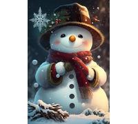 1000pcs Retro Cute Scarf Snowman Artistic Jigsaw Puzzle - Best Brain Exercises for Adults Puzzles - Vibrant Colors, Cultural Art, Premium Quality.