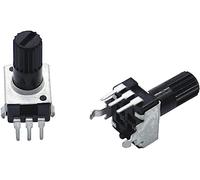 1000Pcs Rv09 Vertical 12.5mm Shaft 1k 2k 5k 10k 20k 50k 100k 0932 Adjustable Resistor 9 Type 3pin Seal Potentiometer (Size : 5K Ohm)(50K Ohm)